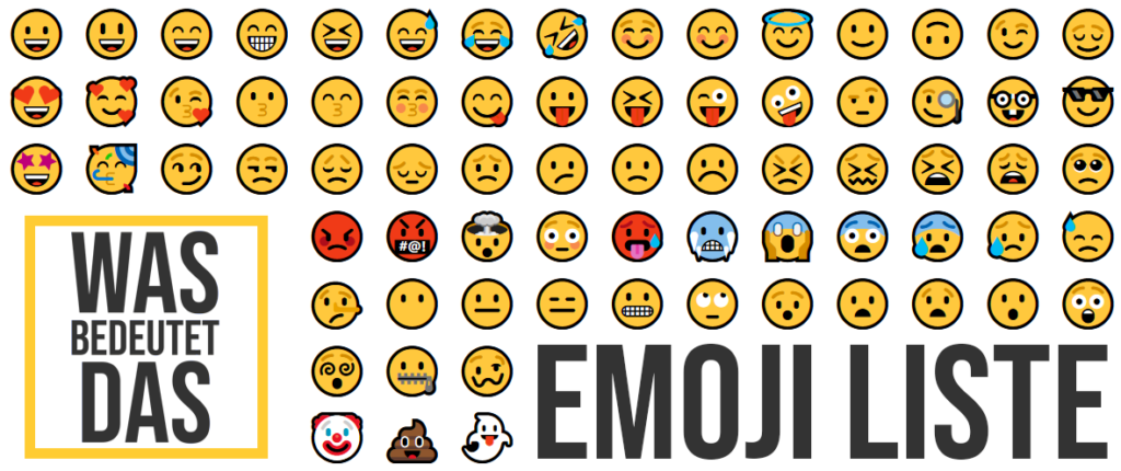 Emoji Liste 📋 😍 Über 700 Emojis & Smileys Jetzt Kopieren � � � 🏼.